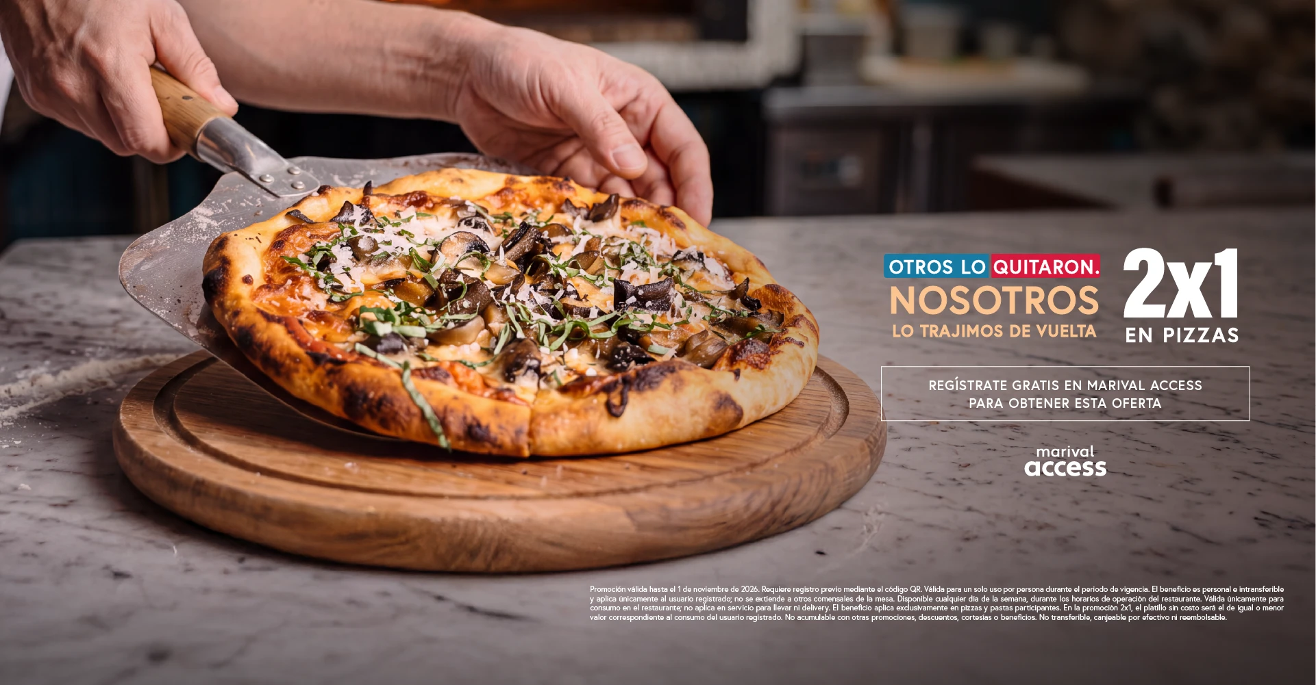 Oferta en Pizzas Taormina Restaurante Nuevo Vallarta